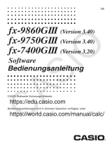 Casio fx-9860GIIIUPD Bedienungsanleitung