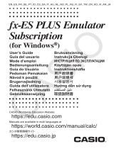 Casio fx-ES PLUS Emulator Subscription Benutzerhandbuch