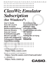 Casio ClassWiz Emulator Subscription Benutzerhandbuch