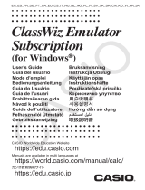 Casio ClassWiz Emulator Subscription Benutzerhandbuch