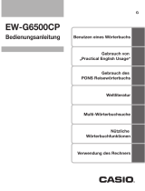 Casio EW-G6500CP Bedienungsanleitung