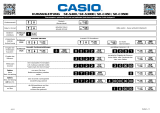 Casio SE-S3000 Schnellstartanleitung
