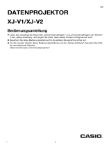 Casio XJ-V1, XJ-V2 Bedienungsanleitung