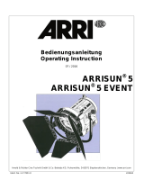 ARRI SUN 5 Event Bedienungsanleitung