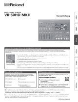 Roland VR-50HD MK-II Benutzerhandbuch