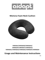 Aidapt VM936AA Memory Foam Neck Cushion Benutzerhandbuch