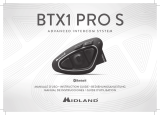 Midland BTX1 Pro S Bluetooth Kommunikation, Einzelgerät Bedienungsanleitung