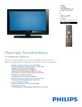 Philips 37PFL3512D/12 Product Datasheet