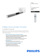 Philips HTL3140S/12 Product Datasheet