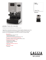 Gaggia RI9303/01 Product Datasheet