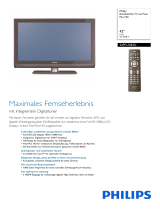 Philips 42PFL7682D/12 Product Datasheet