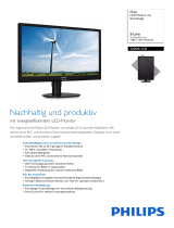 Philips 220S4LYCB/00 Product Datasheet