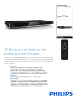 Philips BDP5500/12 Product Datasheet