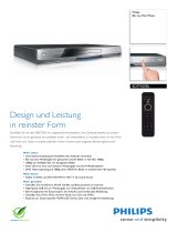 Philips BDP7500BL/12 Product Datasheet