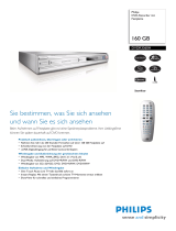 Philips DVDR3360H/58 Product Datasheet