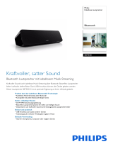 Philips SBT550/12 Product Datasheet