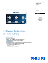 Philips CR2032P6/01B Product Datasheet