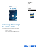 Philips CR1632/00B Product Datasheet