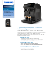 Philips EP1220/00 Product Datasheet