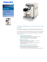 Philips EP5961/10 Product Datasheet