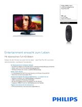 Philips 37PFL5405H/12 Product Datasheet