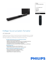 Philips HTL2163B/12 Product Datasheet