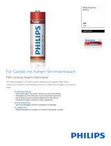 Philips LR6P12W/00 Product Datasheet