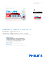 Philips LR6P12P/10 Product Datasheet