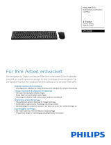 Philips SPT6501B/01 Product Datasheet