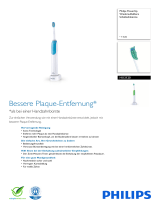 Sonicare toothbrush Sonic toothbrush White, Light blue Product Datasheet