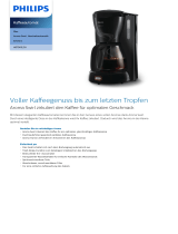 Philips HD7565/20 Product Datasheet