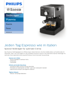 Saeco HD8323/02 Product Datasheet