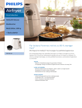 Philips HD9225/50 Product Datasheet