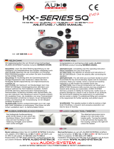 Audio System HX SQ EVO 2 Series Benutzerhandbuch