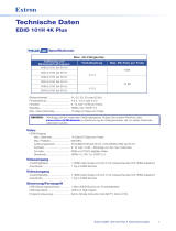 Extron EDID 101H 4K PLUS Spezifikation