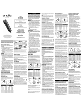 Andis MBG-2 Benutzerhandbuch