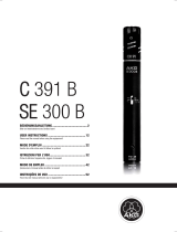 AKG C 391 B Kondensator-Mikrofon Benutzerhandbuch