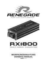 Audio Design RENEGADE RX1800 Bedienungsanleitung