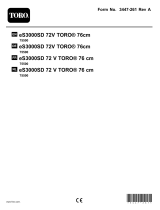 Toro eS3000SD 72V TORO 76cm Benutzerhandbuch