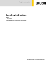 Lauda L 100 Operating Instructions Manual