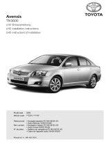 Toyota TNS600 Installation Instructions Manual
