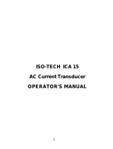 Iso-Tech ICA 15 Benutzerhandbuch