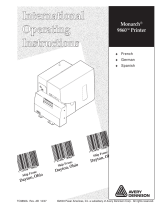 Avery Dennison 9860 Printer Benutzerhandbuch