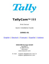 Dascom TallyCom III Schnellstartanleitung