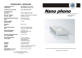 Clearaudio Nano phono Benutzerhandbuch