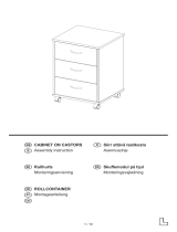 FMD Möbel CABINET ON CASTORS Assembly Instruction Manual