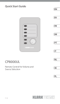 Klark Teknik CP8000UL Benutzerhandbuch