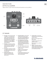 TCElectronic DITTO X2 LOOPER Schnellstartanleitung