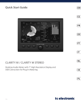 TCElectronic CLARITY M STEREO Schnellstartanleitung