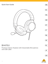 Behringer BH470U Premium Stereo Headset Benutzerhandbuch
